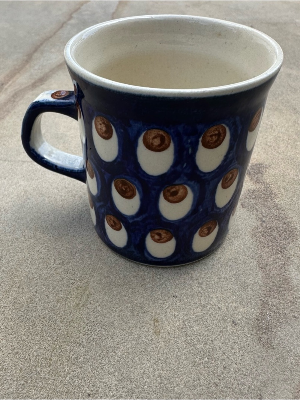 Boleslawiec Polish Pottery Coffee Mug Handmade Poland